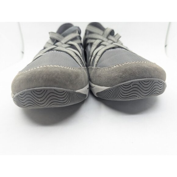 Dansko Shoes Women's Sz EU 40 US 9.5-10 Hilde Gray Suede Comfort Cross Strap - Picture 6 of 11